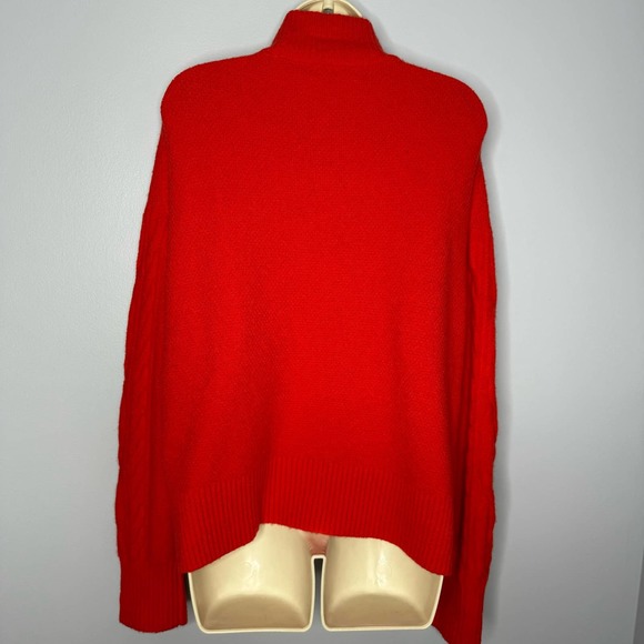 J Crew Women's Cable-knit half-zip sweater in Supersoft yarn - Picture 9 of 11